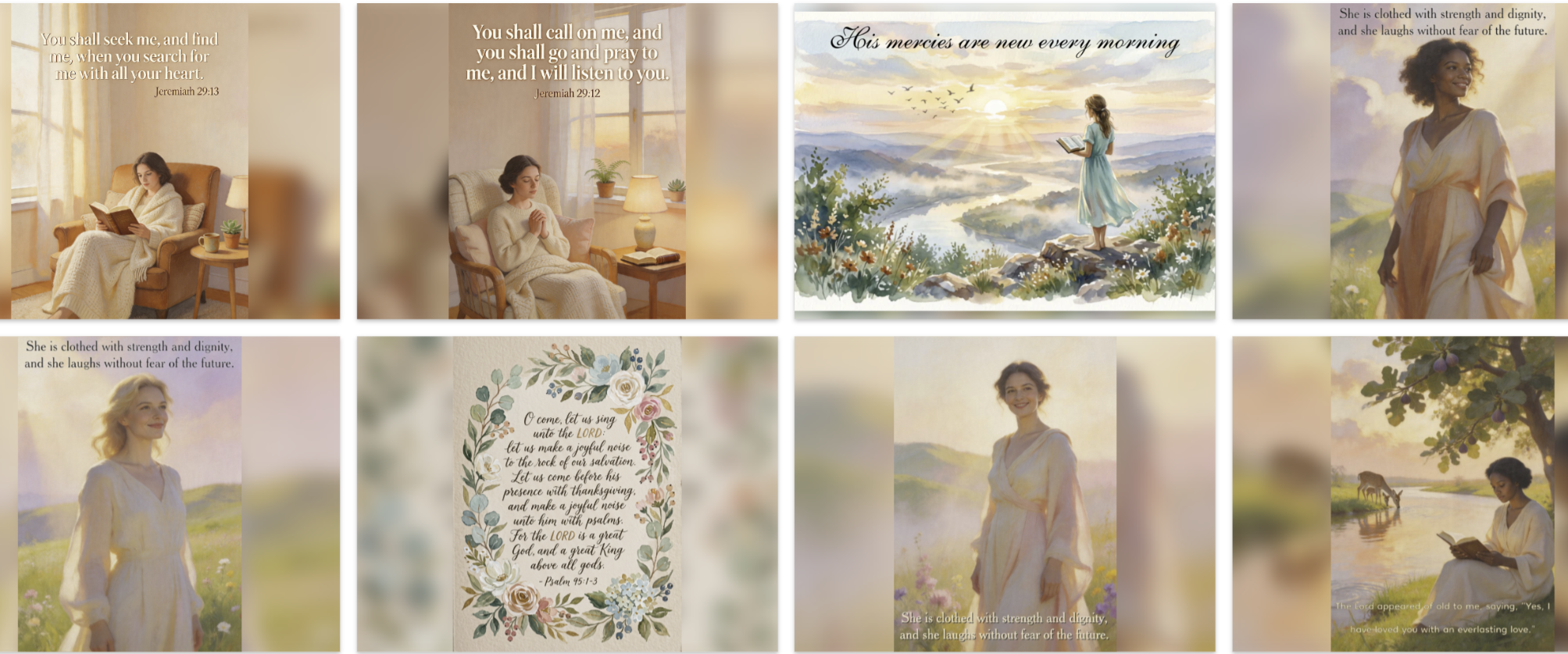 Additional New Women's Encouragement cards thumbnails