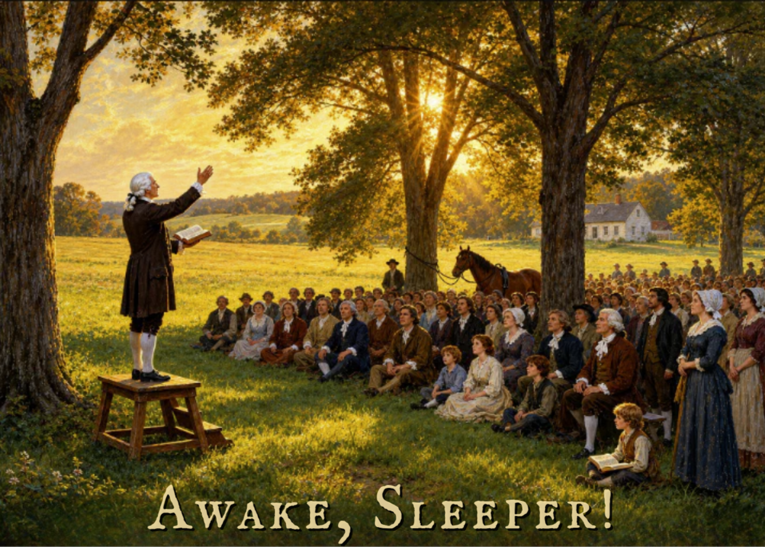 George Whitfield inspired itinerant preacher e-Card