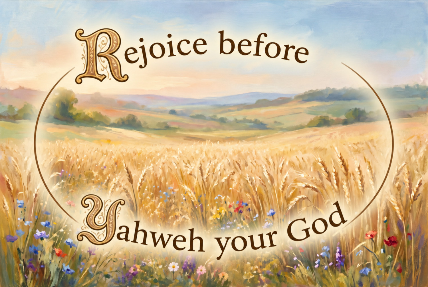 Rejoice Before the Lord: Feast of Tabernacles e-Card