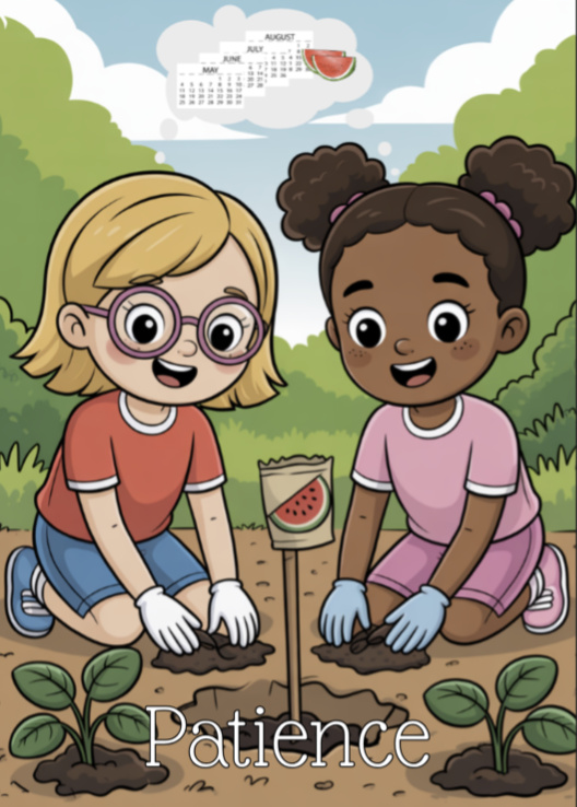 Fruit of the Spirit Patience e-Card for kids