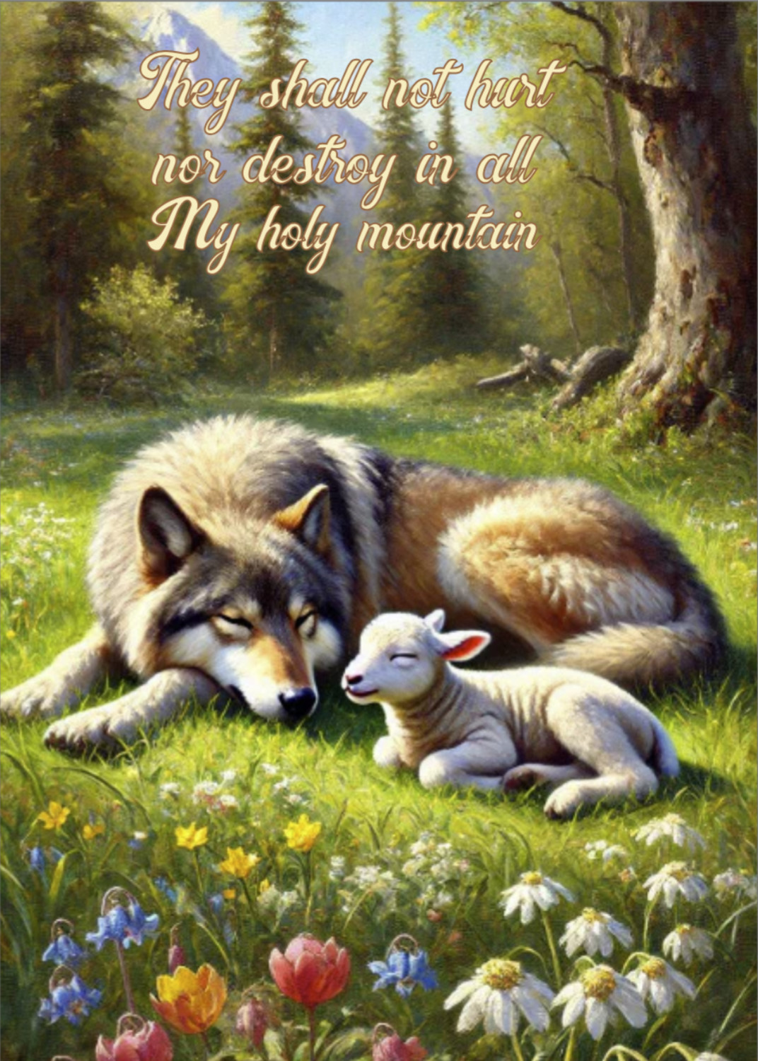 Wolf and Lamb Feast of Tabernacles e-Card